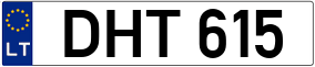 Truck License Plate